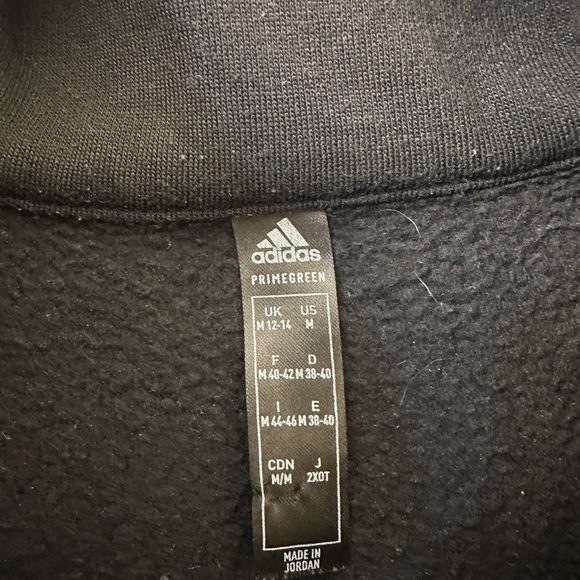Adidas Black Cropped Sweatshirt - Picture 3 of 3